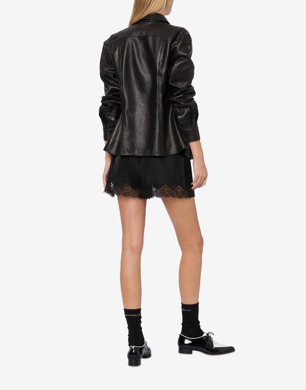 Alberta Ferretti Short in raso con pizzo Fino Al -60%