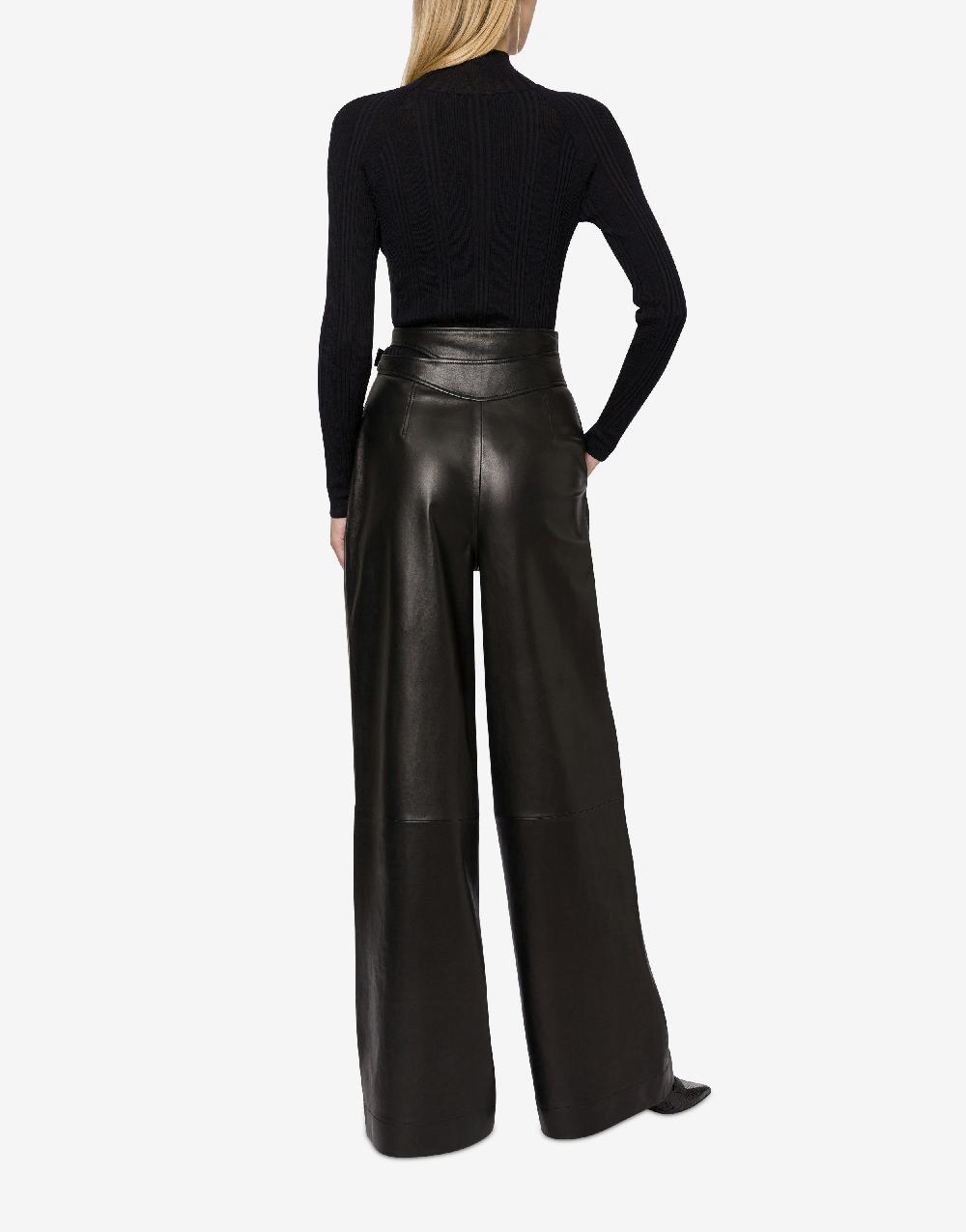 Alberta Ferretti Pantalone in nappa glossy Sottocosto
