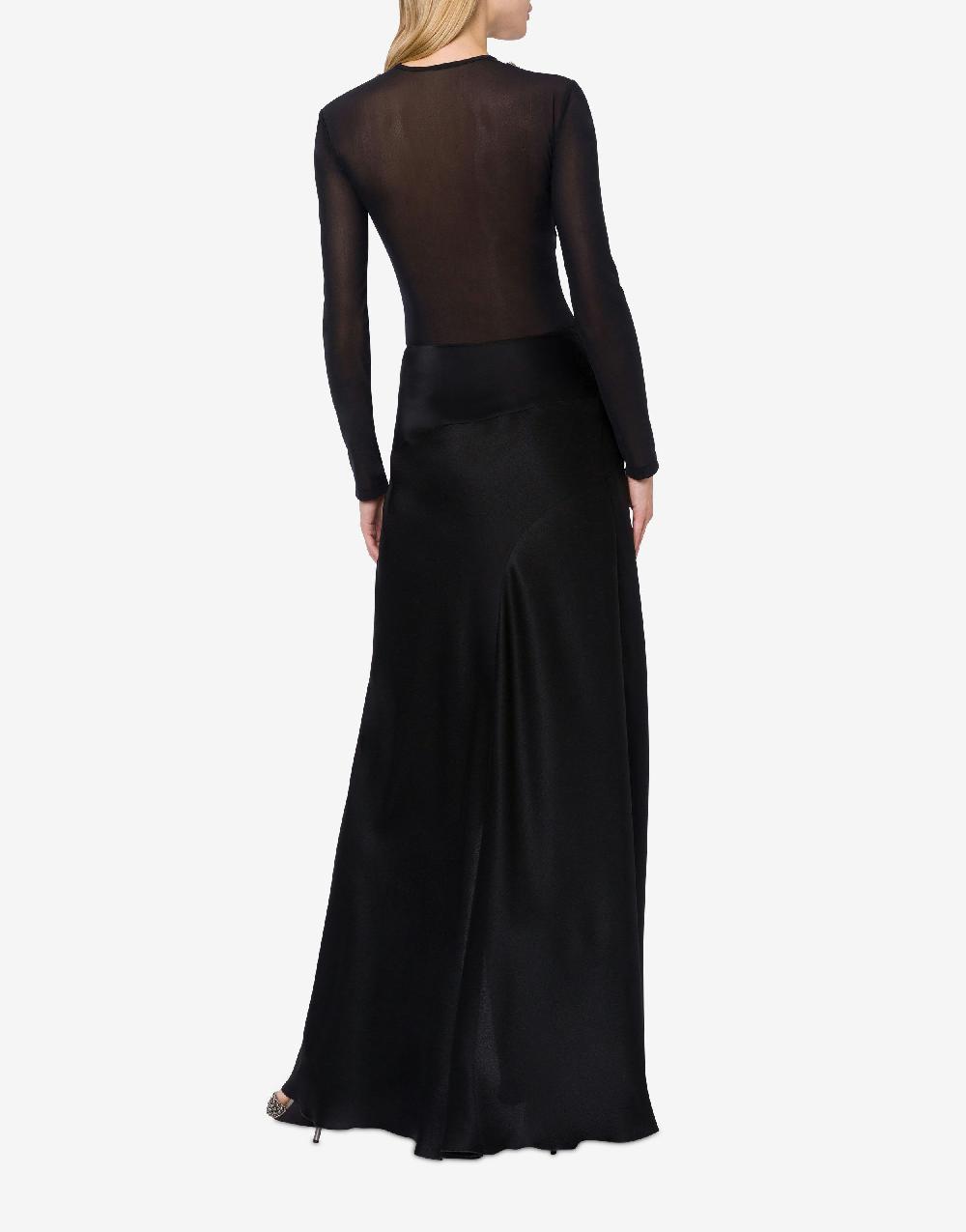 Alberta Ferretti T-shirt in tulle con ricamo Novità