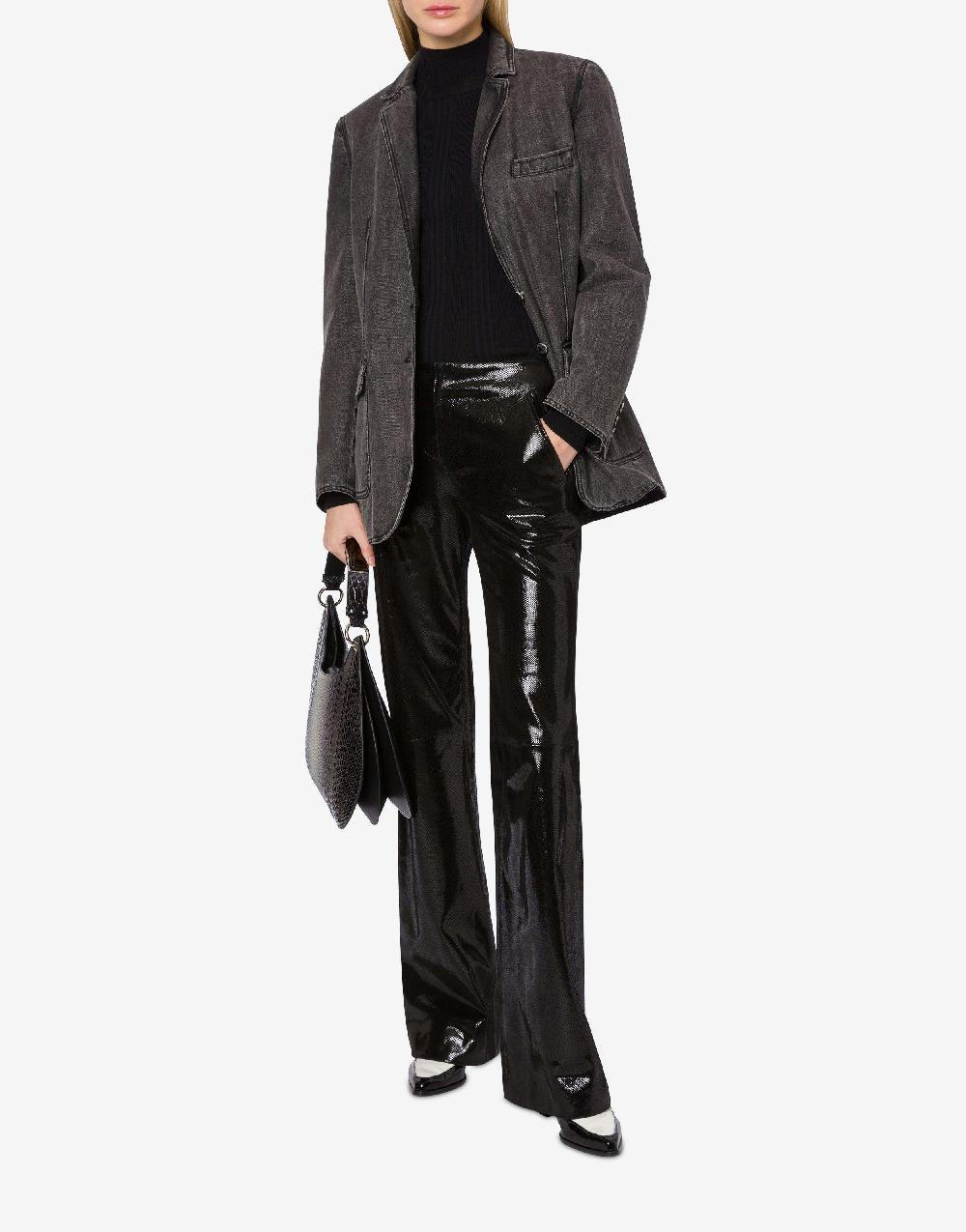 Alberta Ferretti Giacca in denim marmorizzato Stone Washed Saldi