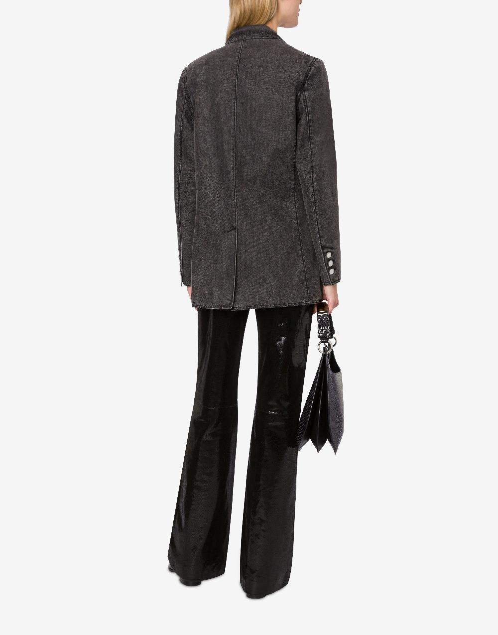 Alberta Ferretti Giacca in denim marmorizzato Stone Washed Saldi