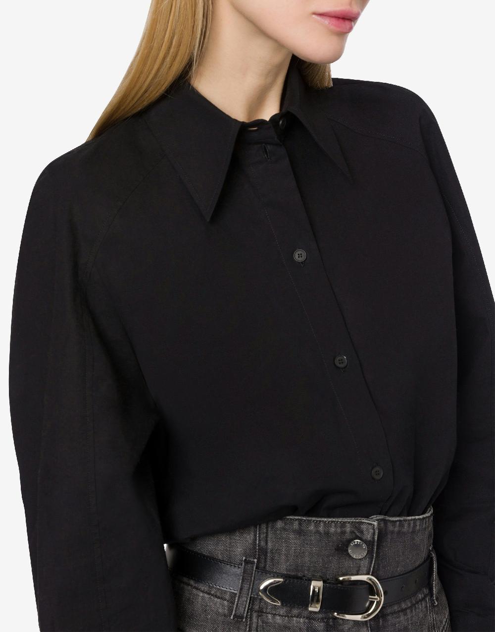 Alberta Ferretti Camicia oversize in popeline stretch Vendite Flash