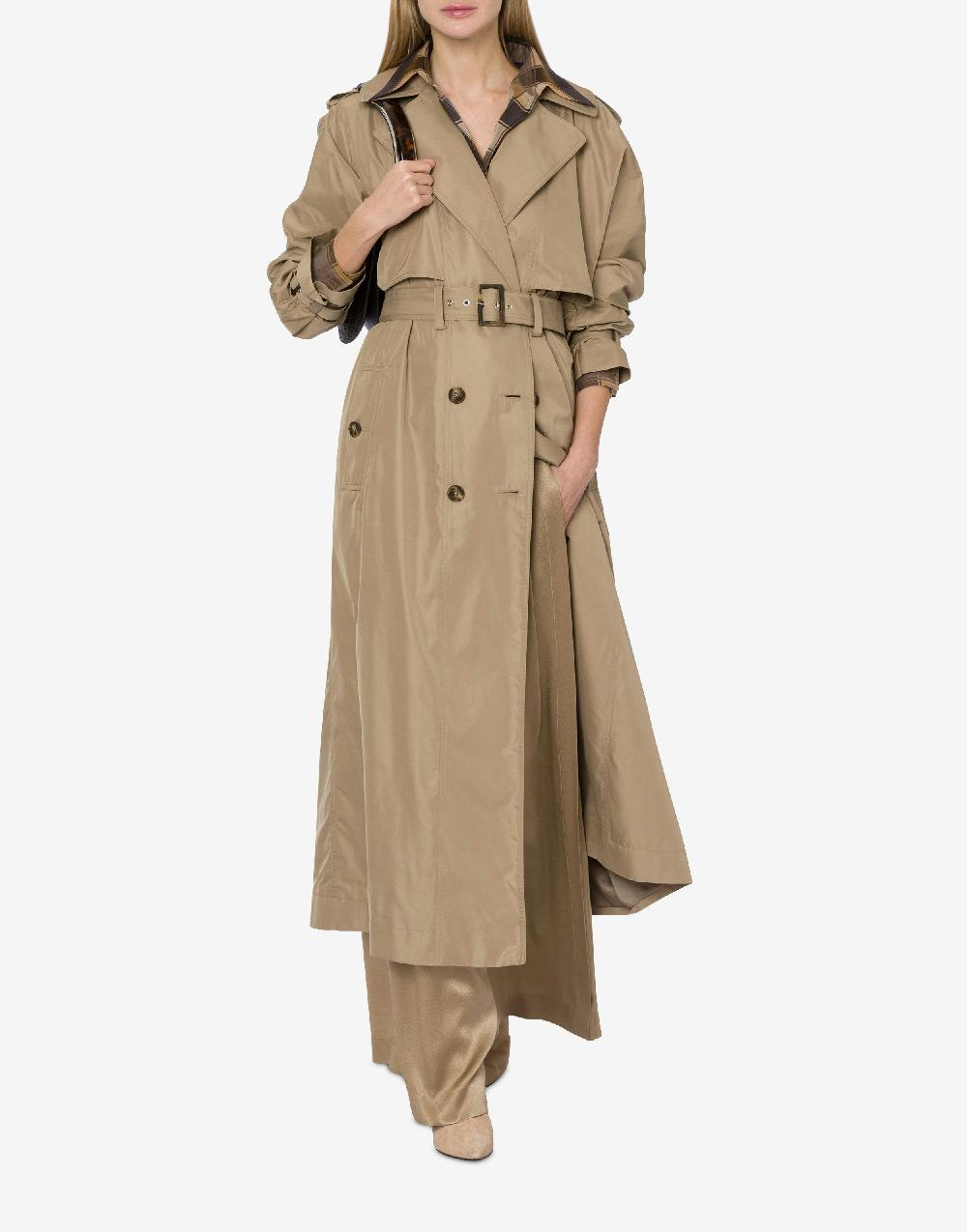Alberta Ferretti Trench in tessuto tecnico water resistant 2025