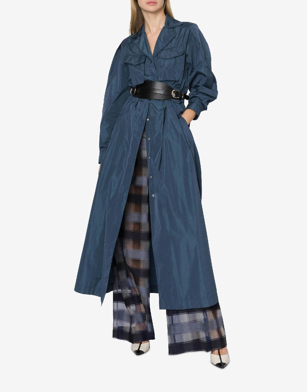 Alberta Ferretti Pantalone a palazzo in organza check lana seta Qualità