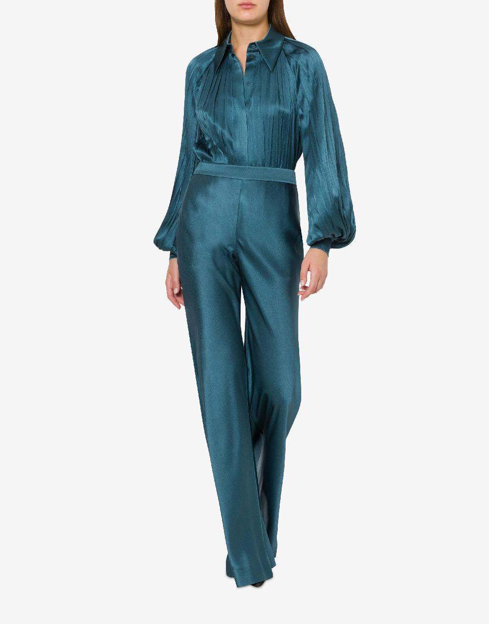 Alberta Ferretti Camicia in raso plissé Promozione