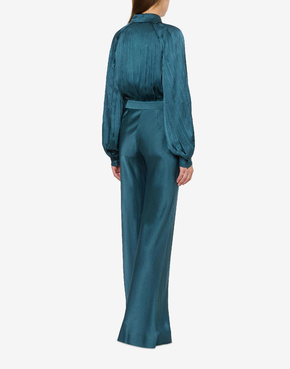 Alberta Ferretti Camicia in raso plissé Promozione
