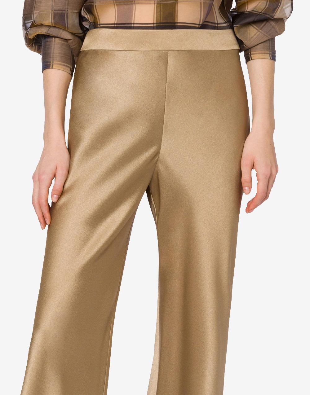 Alberta Ferretti Pantalone flare in raso Negozi Online