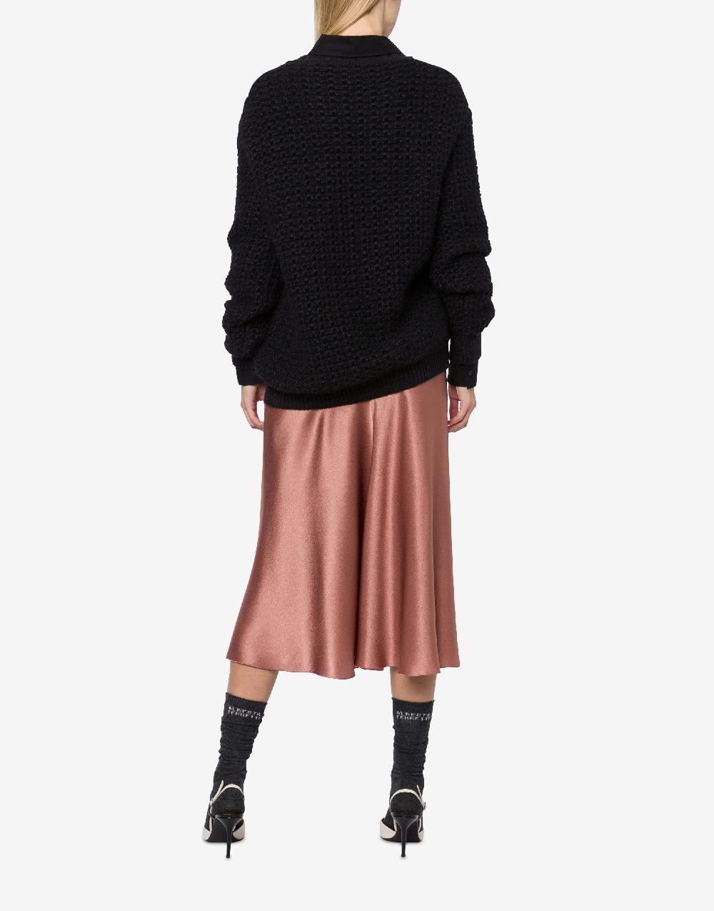 Alberta Ferretti Gonna longuette in raso Fino Al -60%