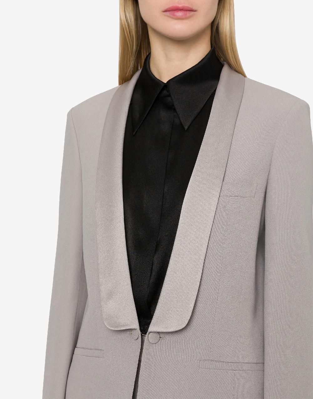 Alberta Ferretti Giacca smoking in enver satin Affare Del Giorno