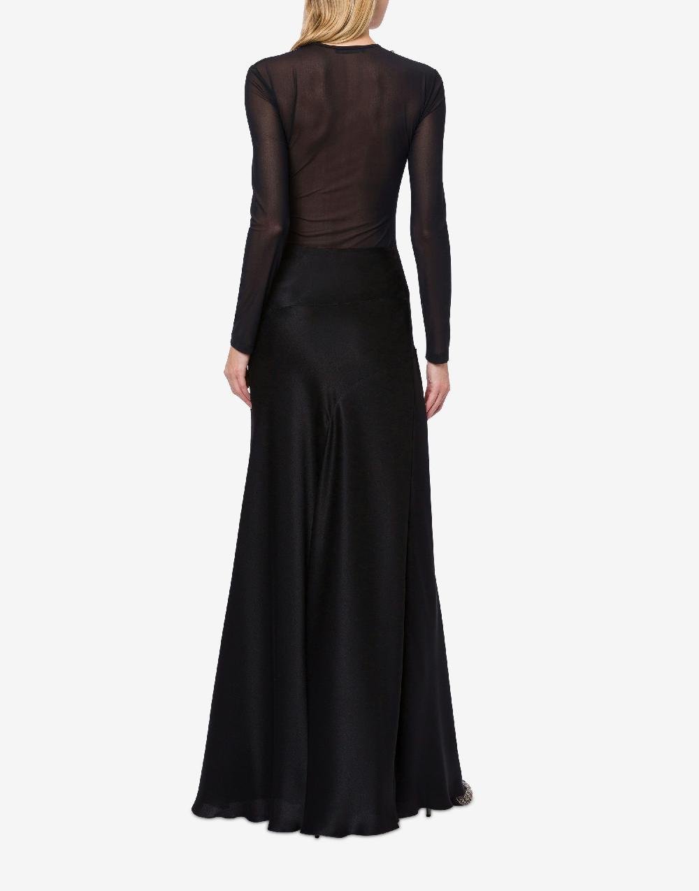 Alberta Ferretti Gonna lunga in raso Novità