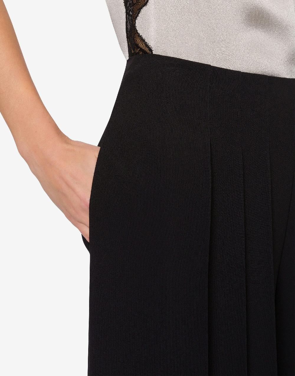 Alberta Ferretti Pantalone in enver satin con pieghe Outlet