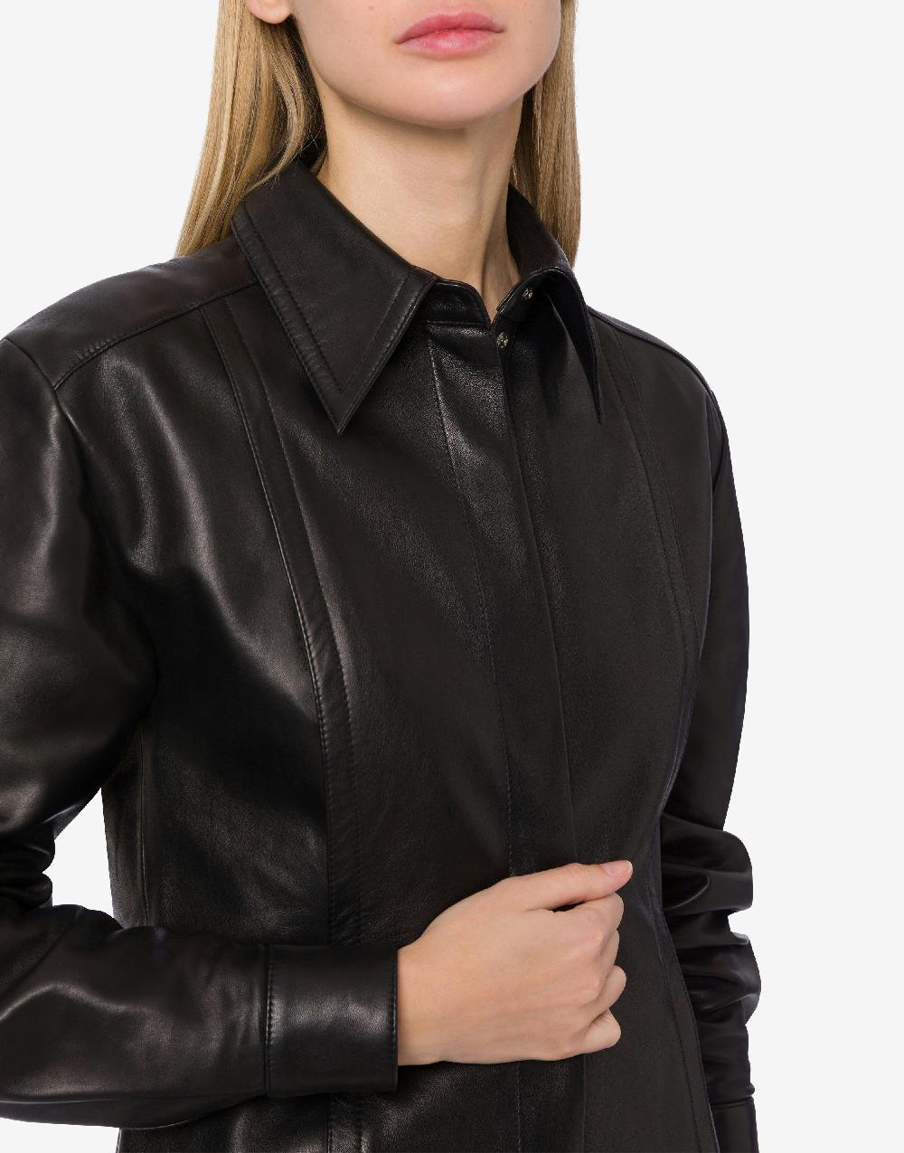 Alberta Ferretti Camicia in nappa glossy Offerte