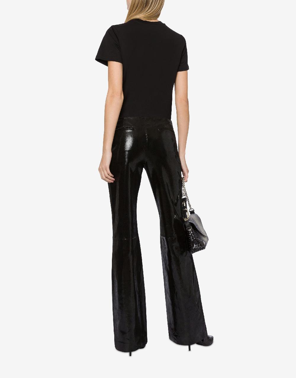 Alberta Ferretti T-shirt in jersey con ricamo logo Hotsell