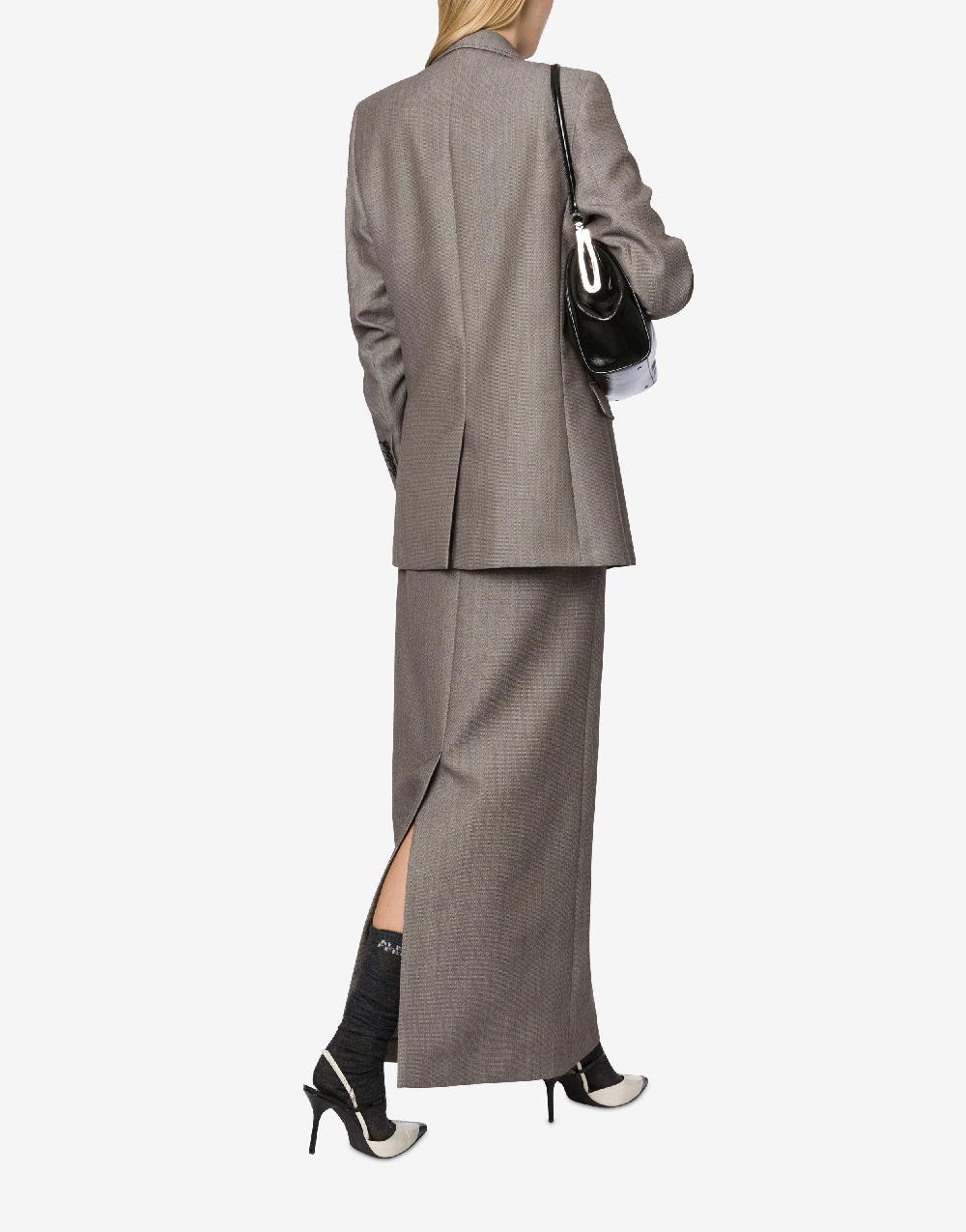Alberta Ferretti Giacca in tweed di lana In Saldo
