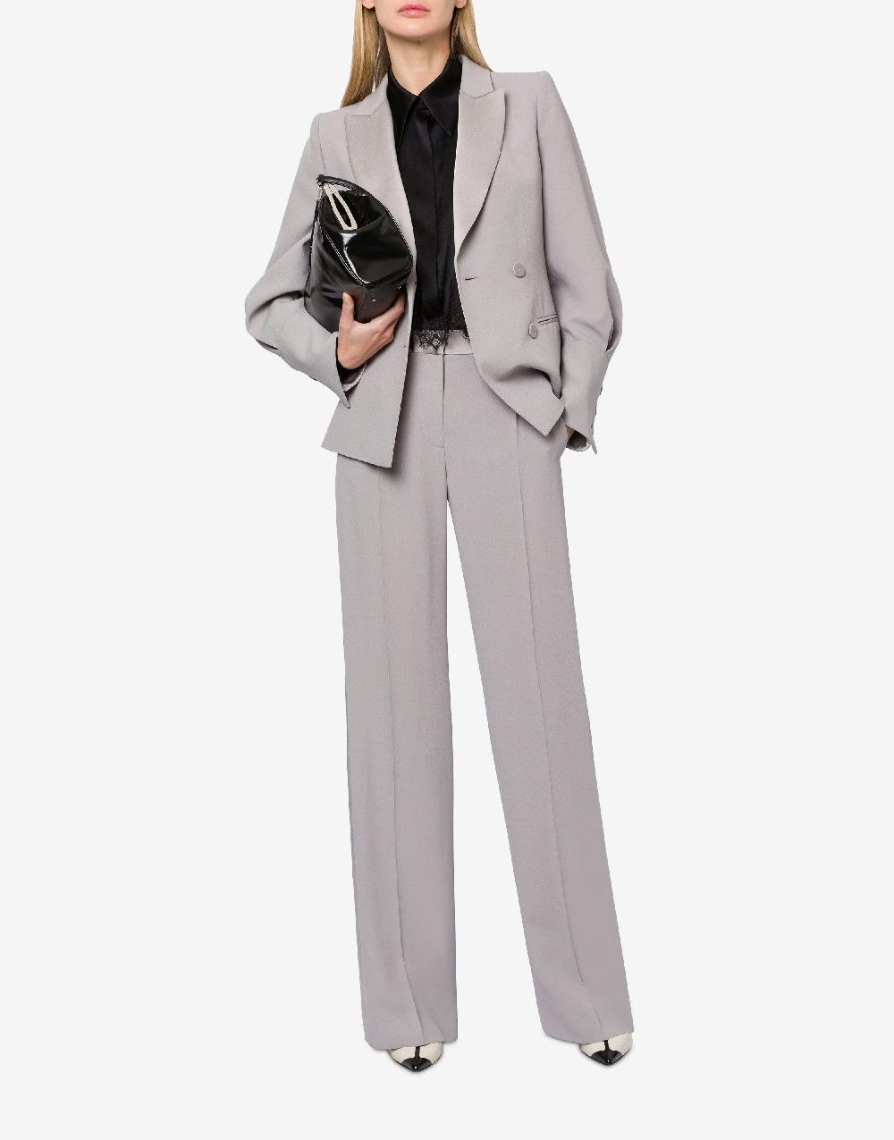 Alberta Ferretti Giacca doppiopetto in enver satin Moda