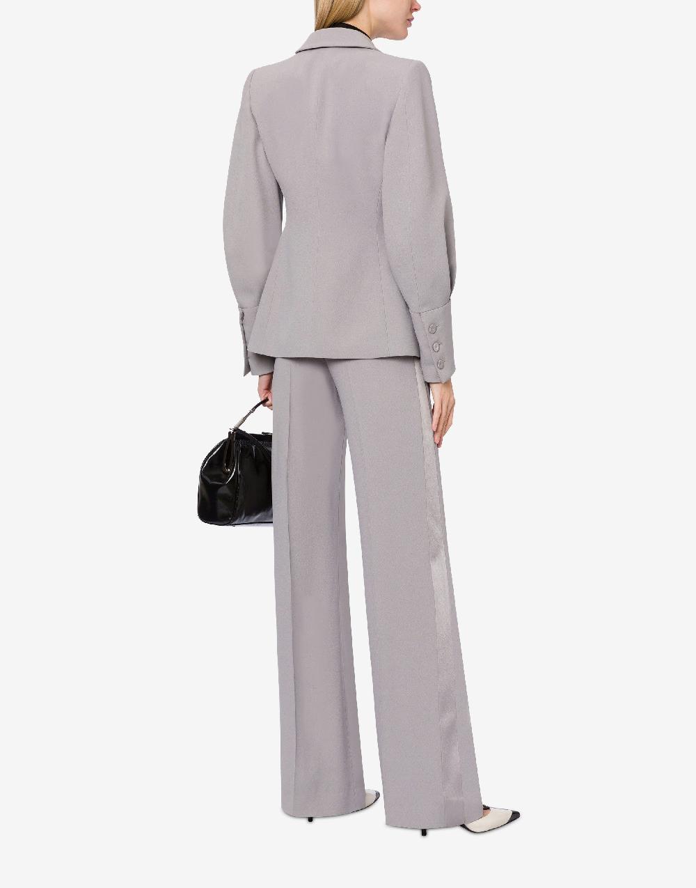 Alberta Ferretti Giacca doppiopetto in enver satin Moda