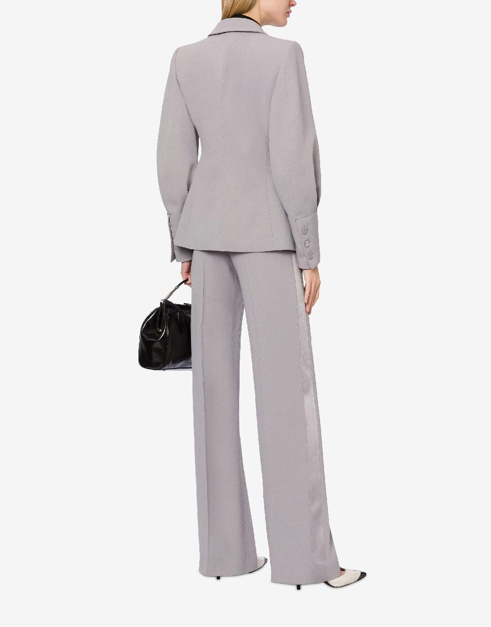 Alberta Ferretti Pantalone a vita bassa in enver satin 2025