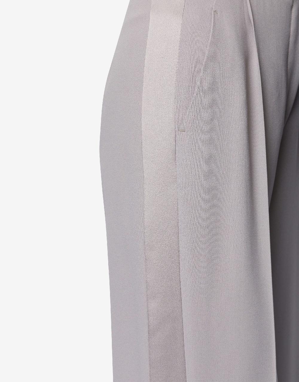 Alberta Ferretti Pantalone a vita bassa in enver satin 2025