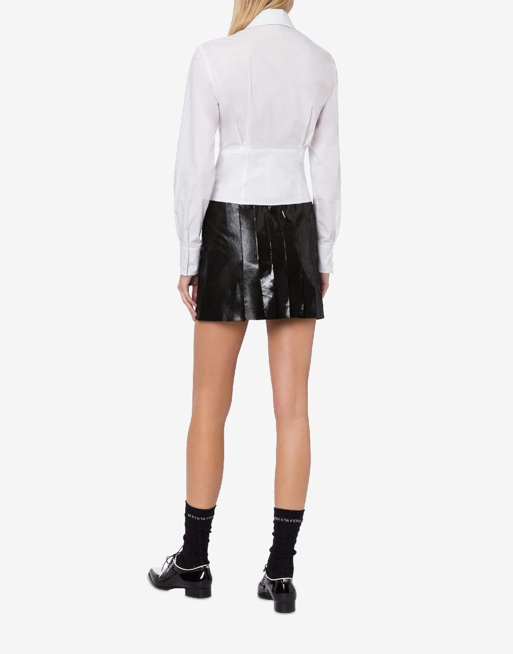 Alberta Ferretti Camicia in popeline stretch Dripping Roses In Linea