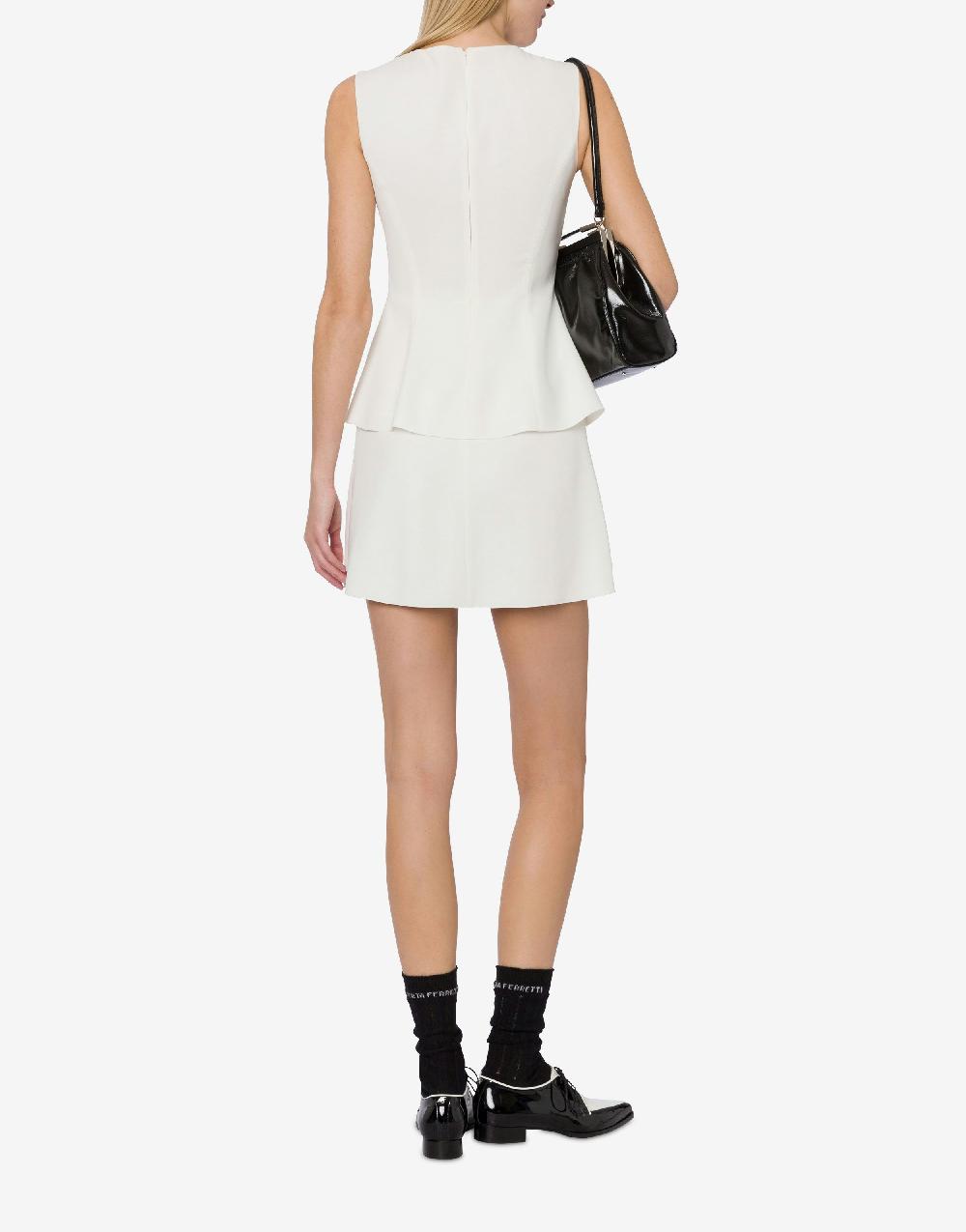 Alberta Ferretti Minidress in cady stretch Qualità
