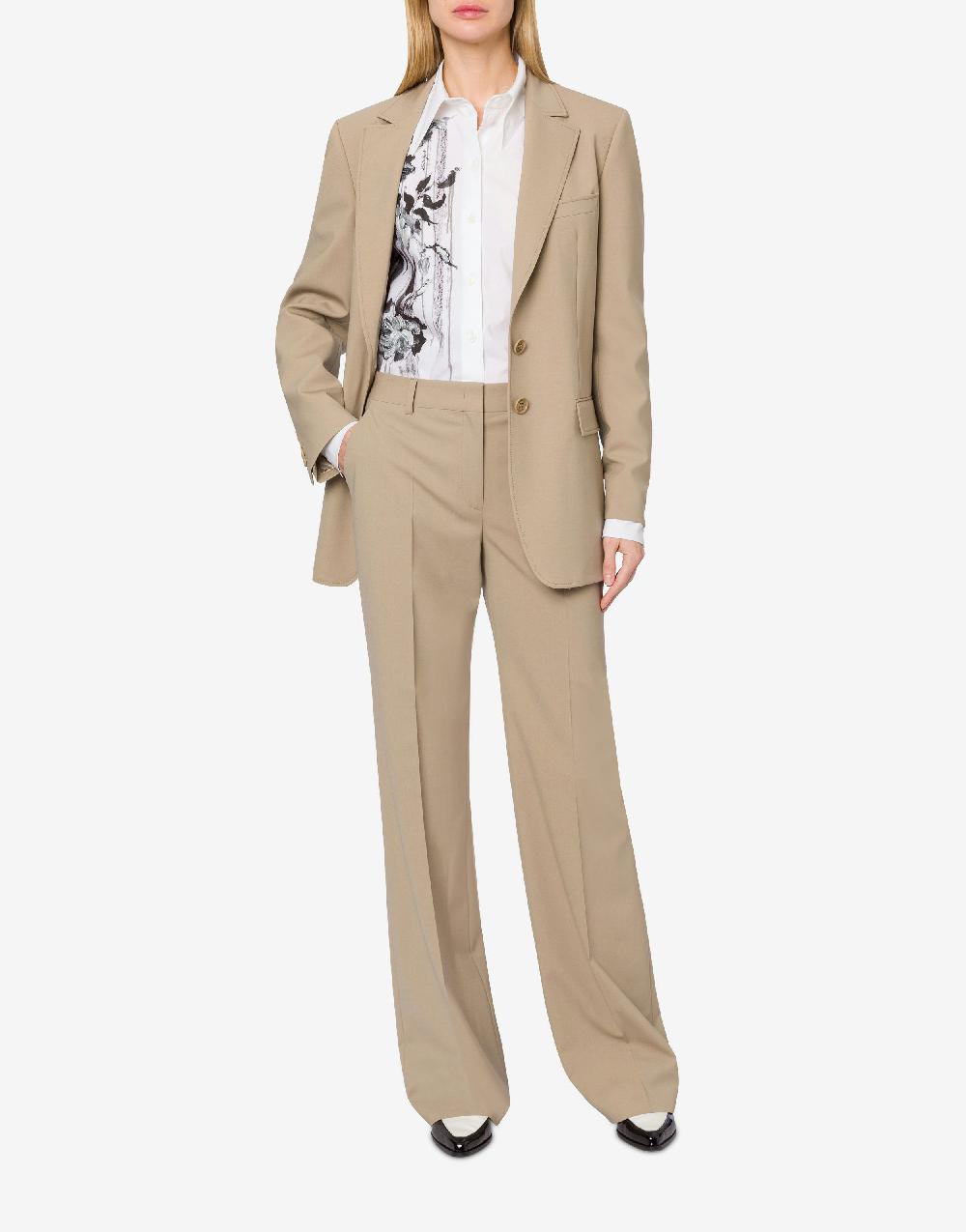 Alberta Ferretti Giacca in tela di lana stretch Spedizione Gratuita