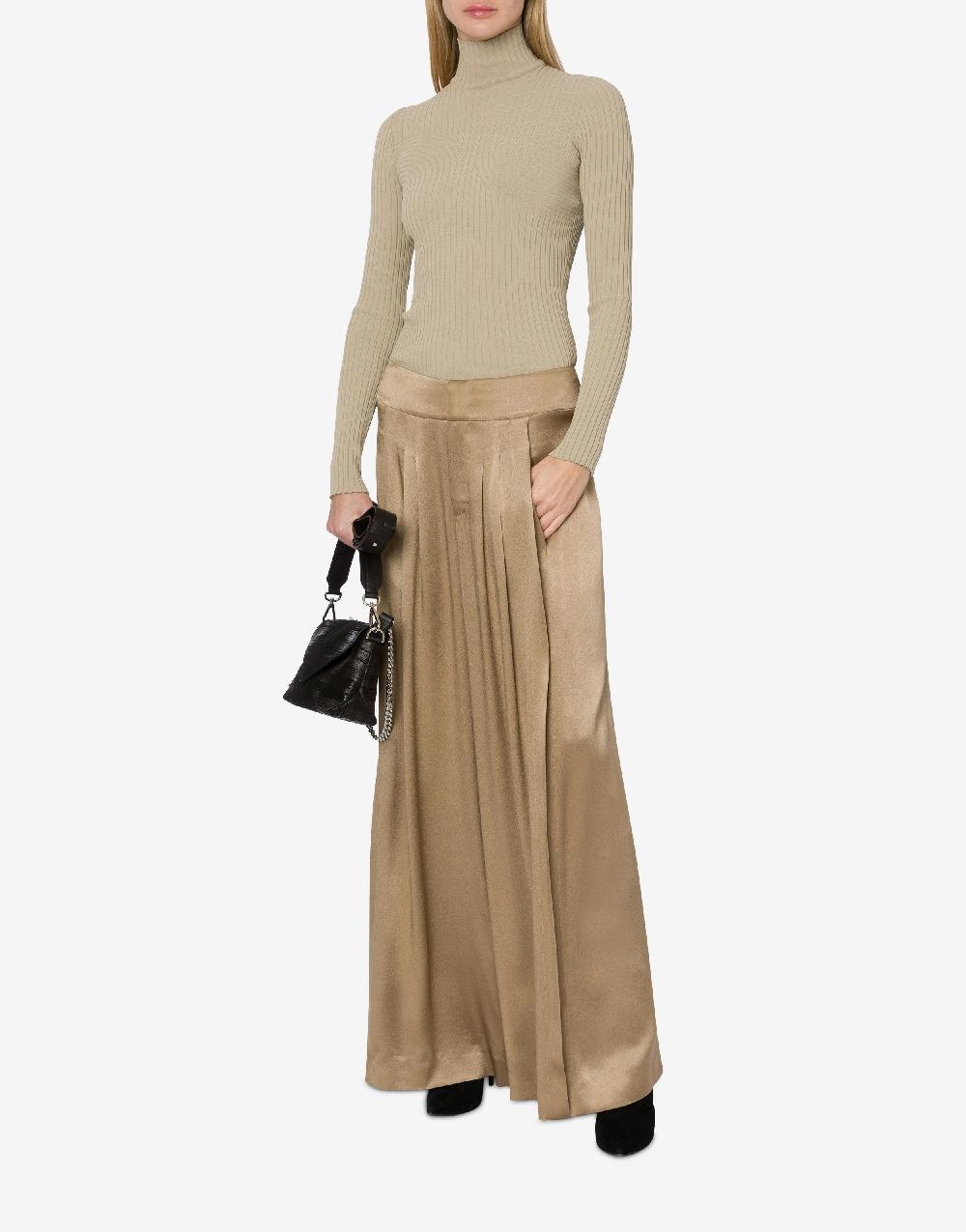 Alberta Ferretti Maglia a collo alto in viscosa stretch Soddisfazione Garantita