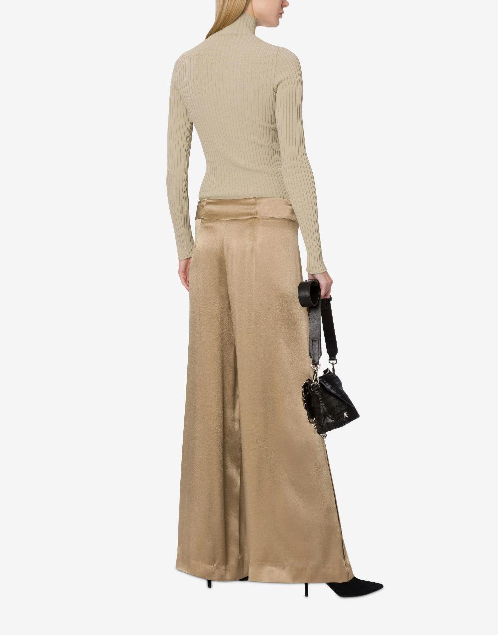 Alberta Ferretti Maglia a collo alto in viscosa stretch Soddisfazione Garantita