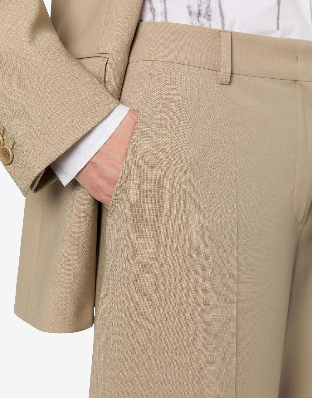 Alberta Ferretti Pantalone in tela di lana stretch Promozione Limitata