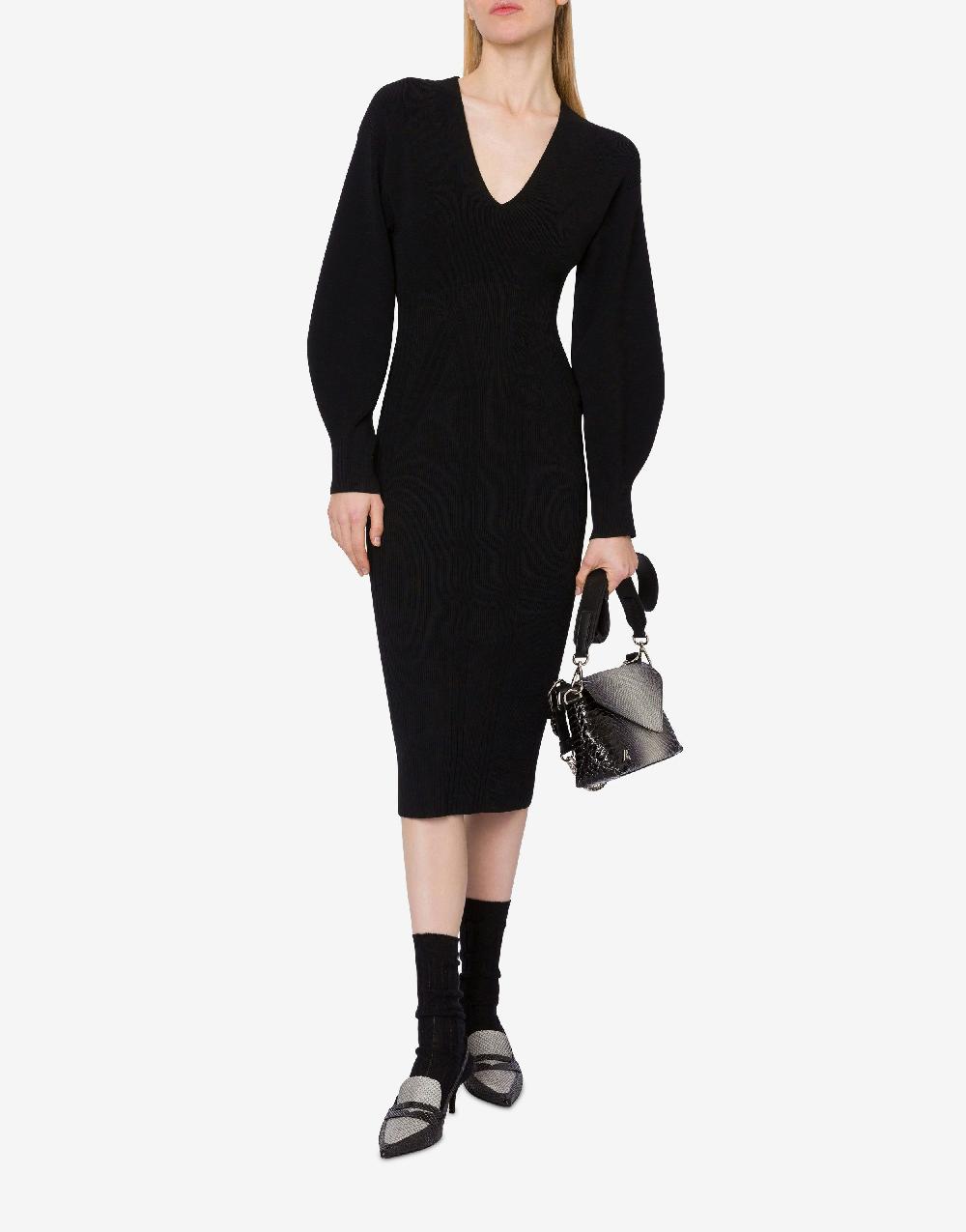 Alberta Ferretti Abito in maglia stretch Esporta salva