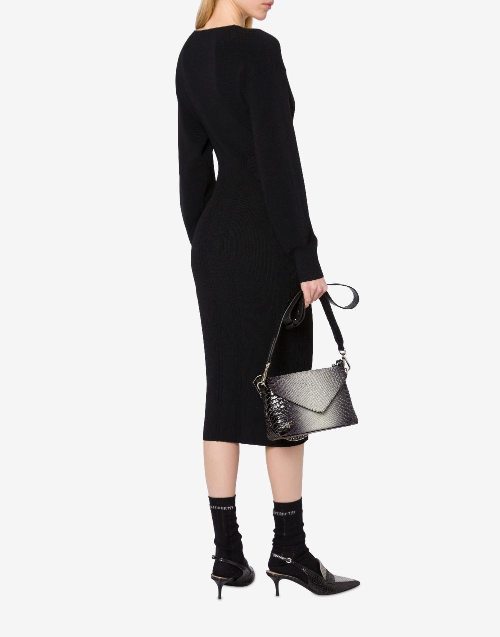 Alberta Ferretti Abito in maglia stretch Esporta salva