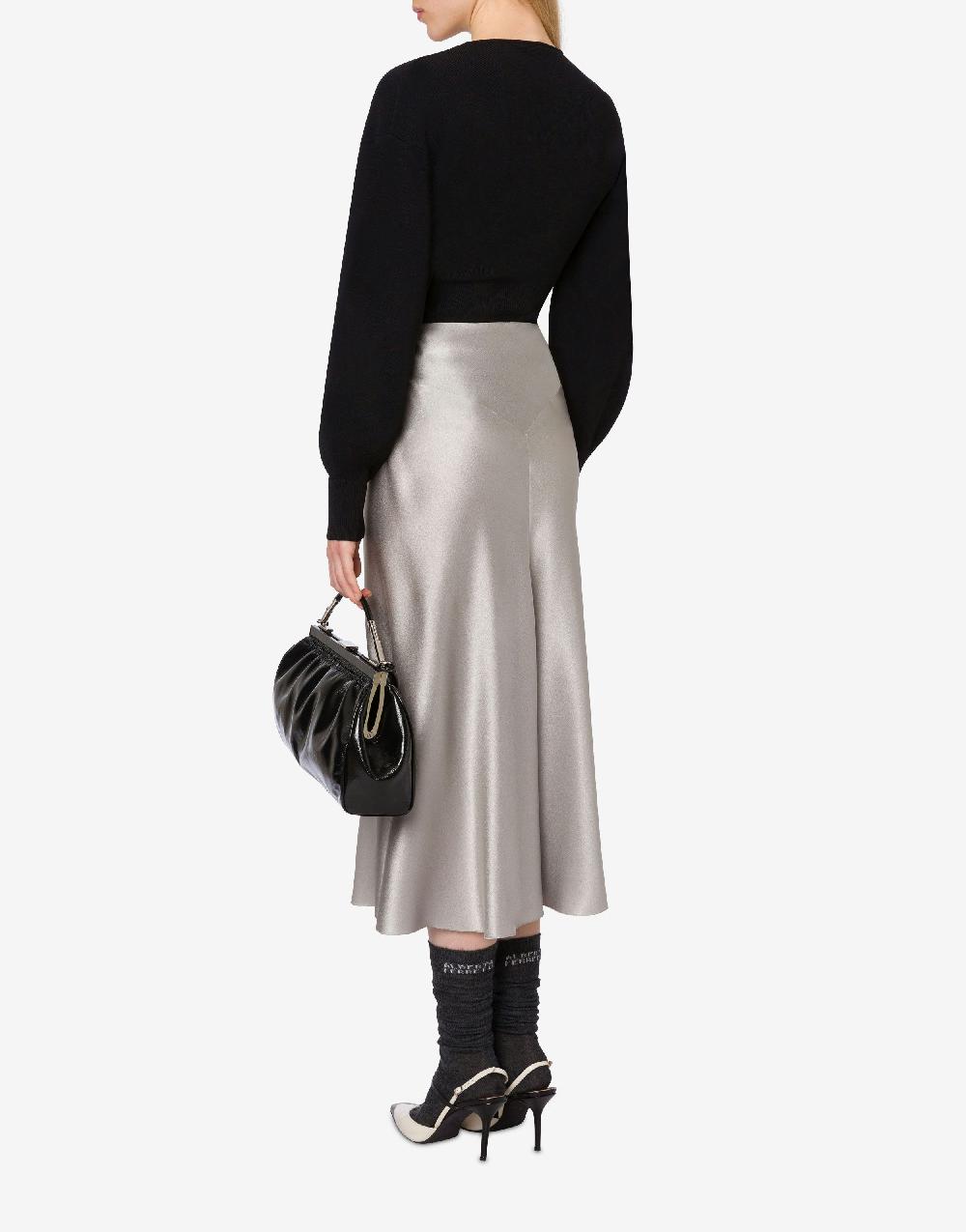 Alberta Ferretti Maglia stretch con maniche voluminose Shopping Online