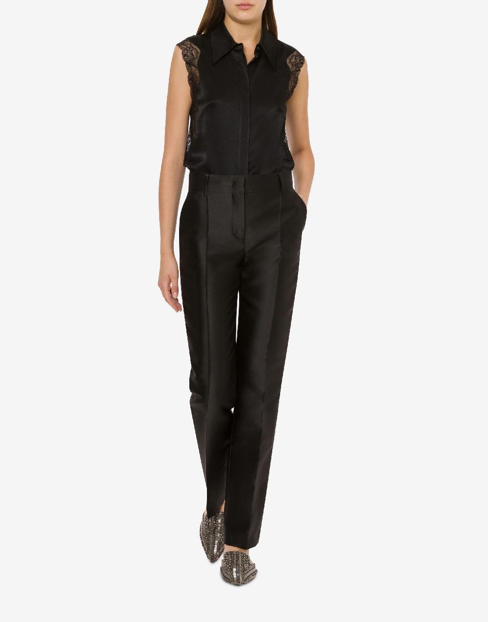 Alberta Ferretti Pantalone in mikado Presa