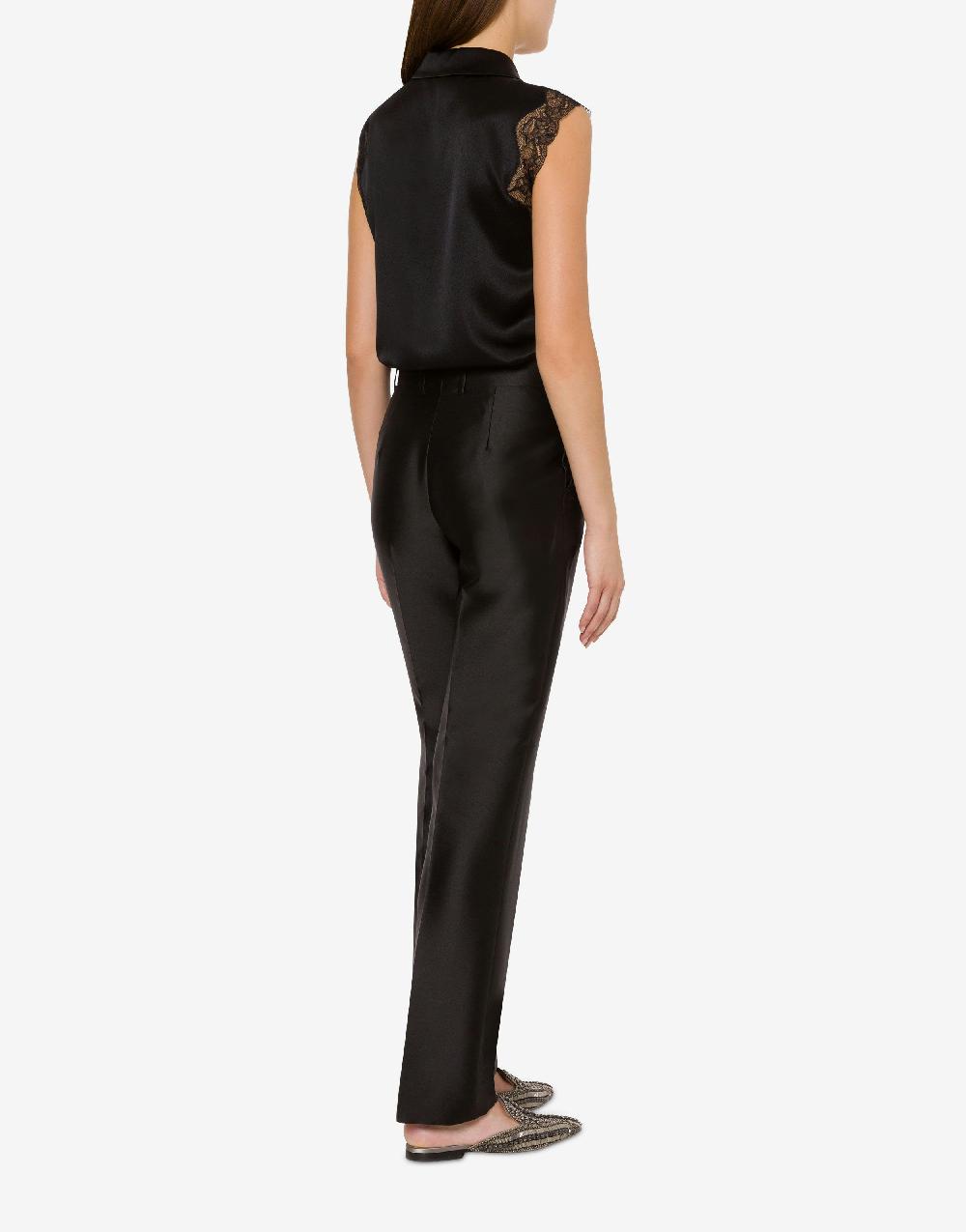 Alberta Ferretti Pantalone in mikado Presa