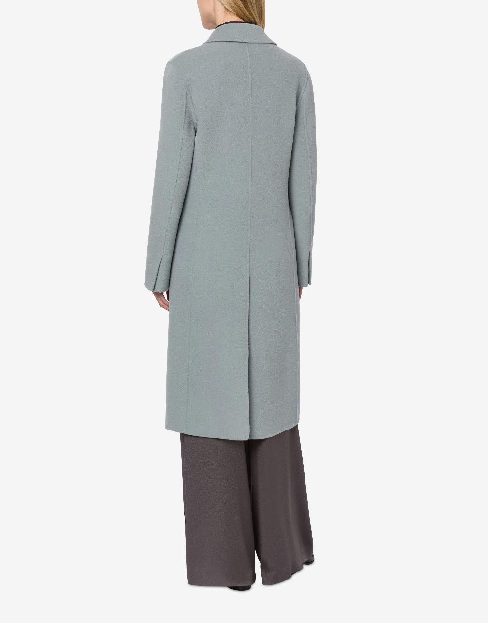 Alberta Ferretti Cappotto doppiopetto in panno double Italia