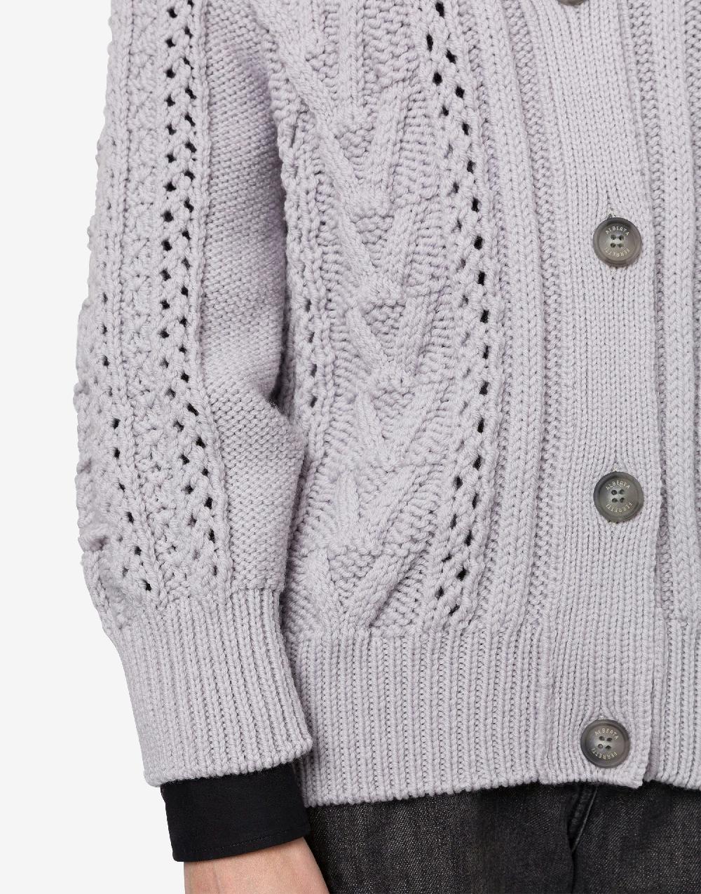 Alberta Ferretti Cardigan oversize in lana Offerta