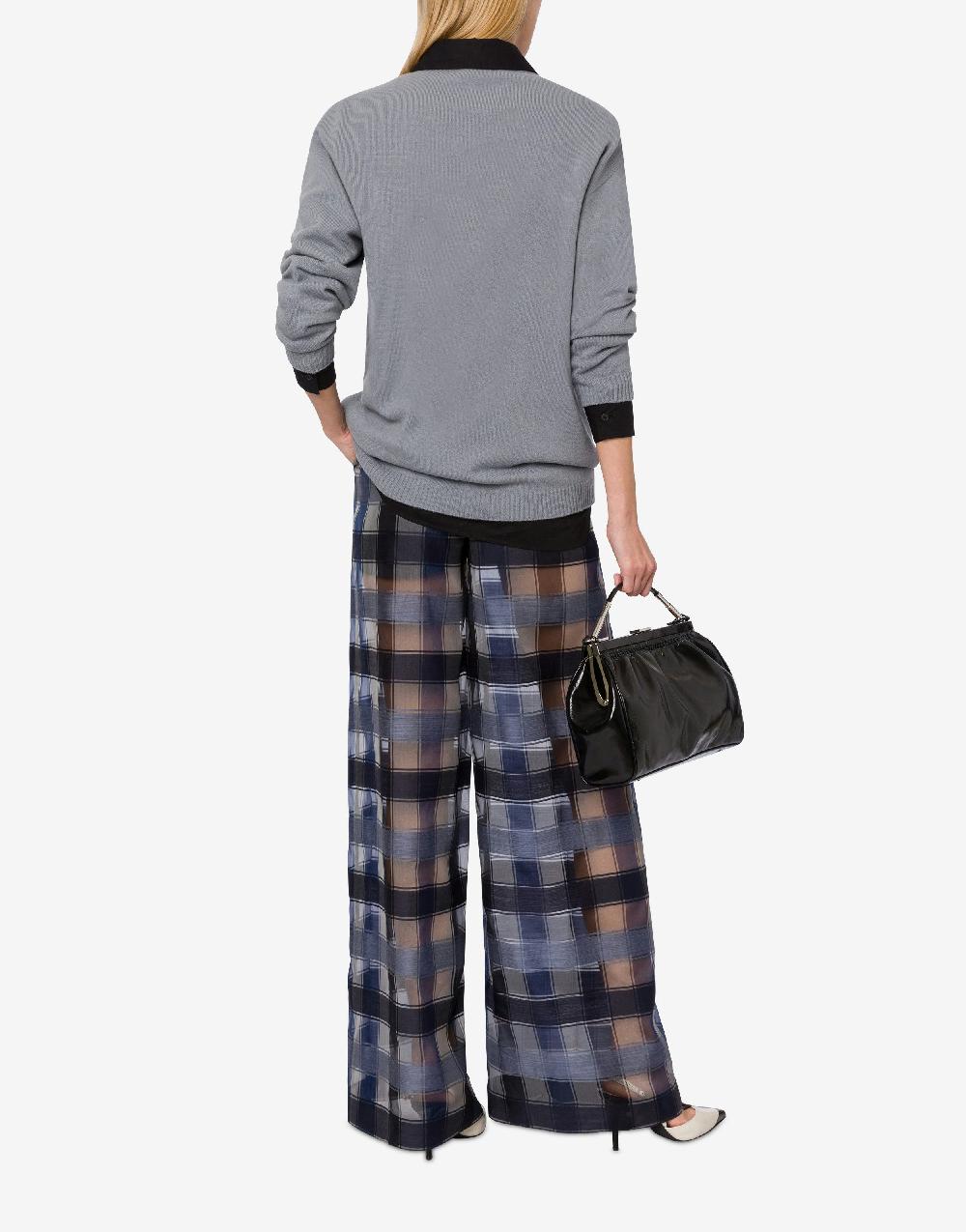 Alberta Ferretti Maglia oversize in misto cashmere e lana Economico