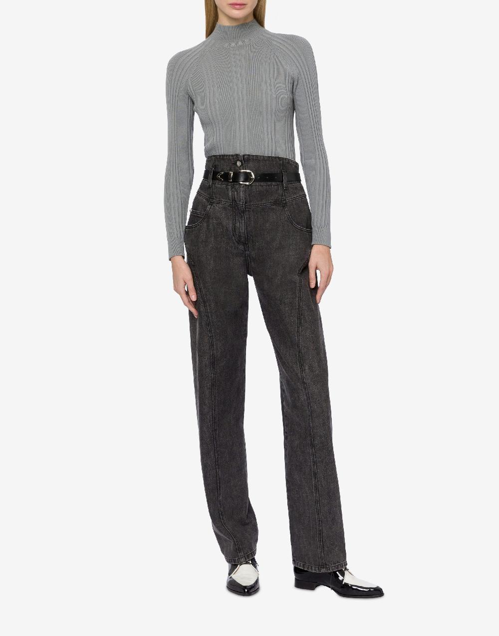 Alberta Ferretti Maglia a coste in lana Online