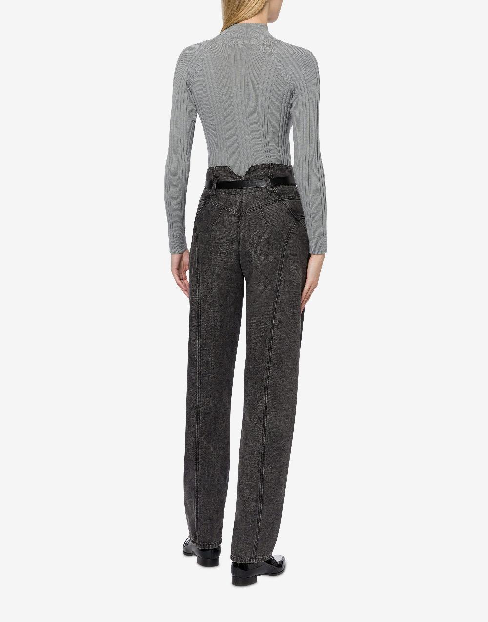 Alberta Ferretti Maglia a coste in lana Online