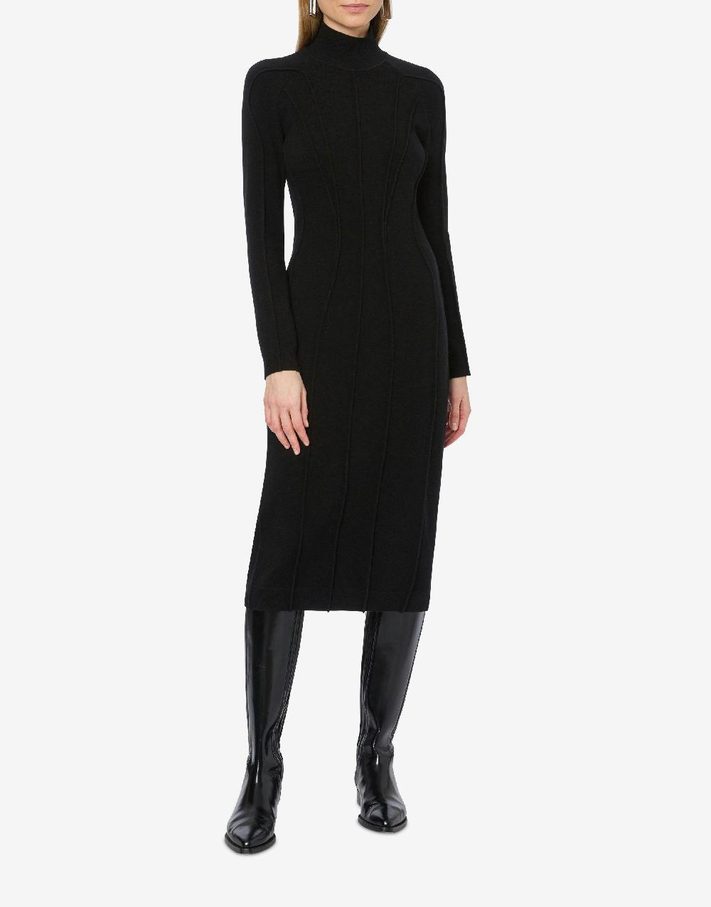 Alberta Ferretti Abito longuette in lana e cashmere In Saldo
