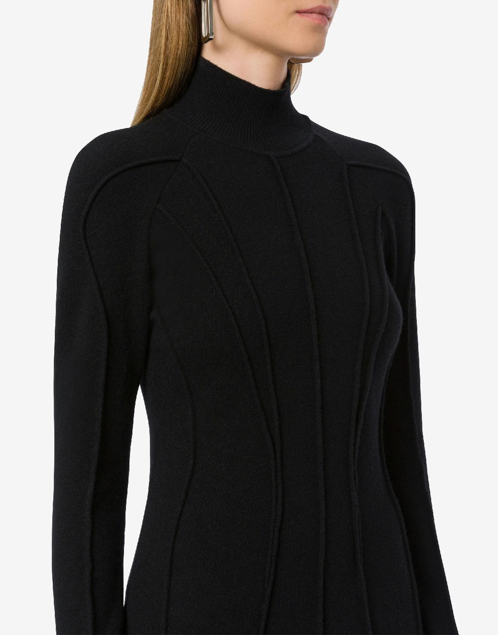 Alberta Ferretti Abito longuette in lana e cashmere In Saldo