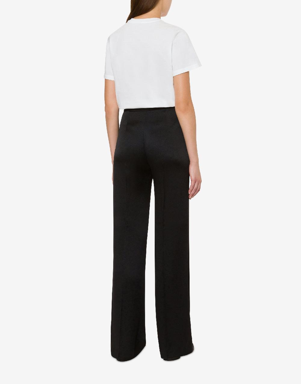 Alberta Ferretti T-shirt in jersey organico con ricamo 2025