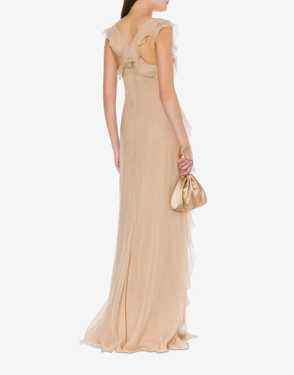 Alberta Ferretti Abito in chiffon organico Cocktail Vendita