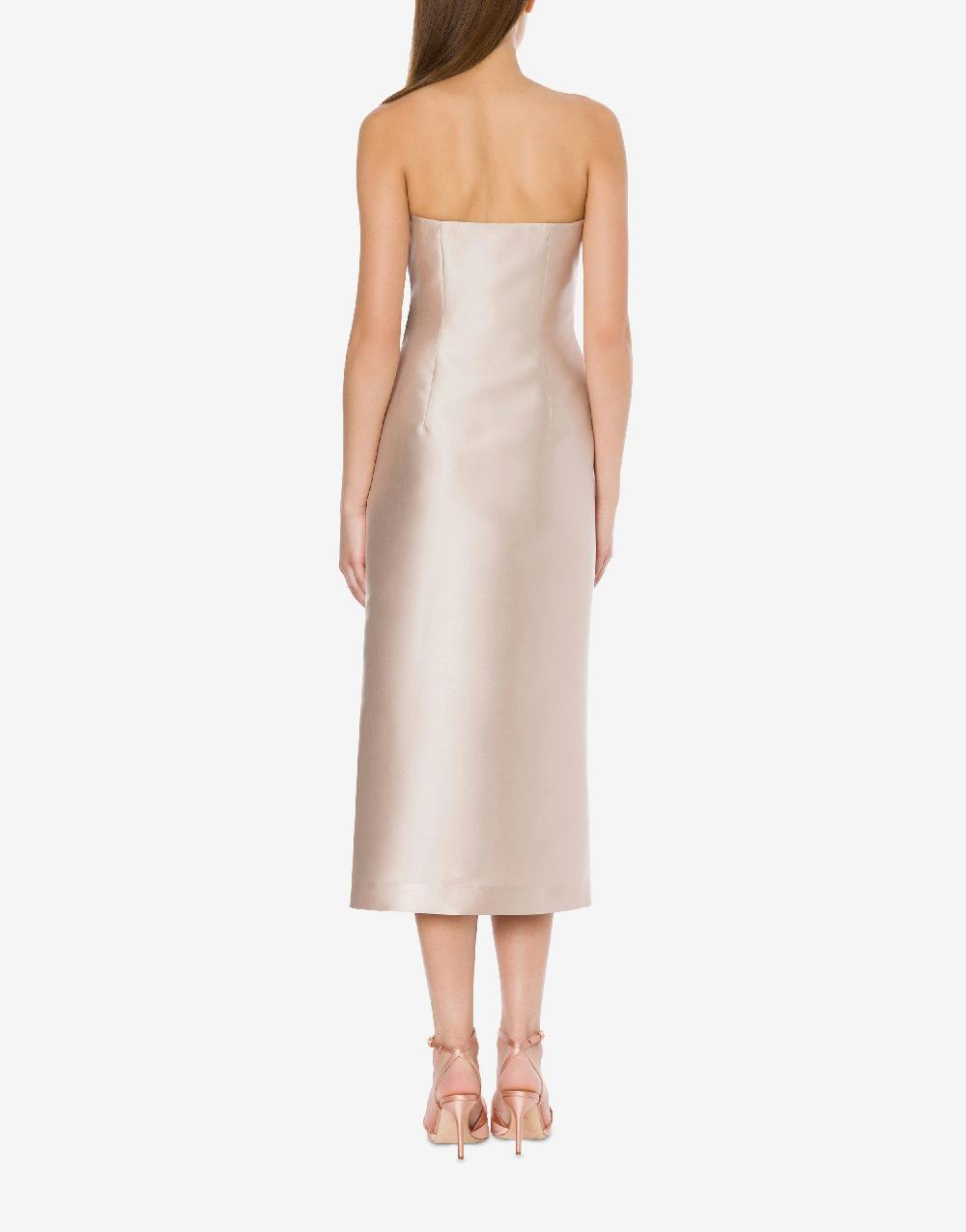 Alberta Ferretti Abito longuette in mikado Cocktail Negozi Online