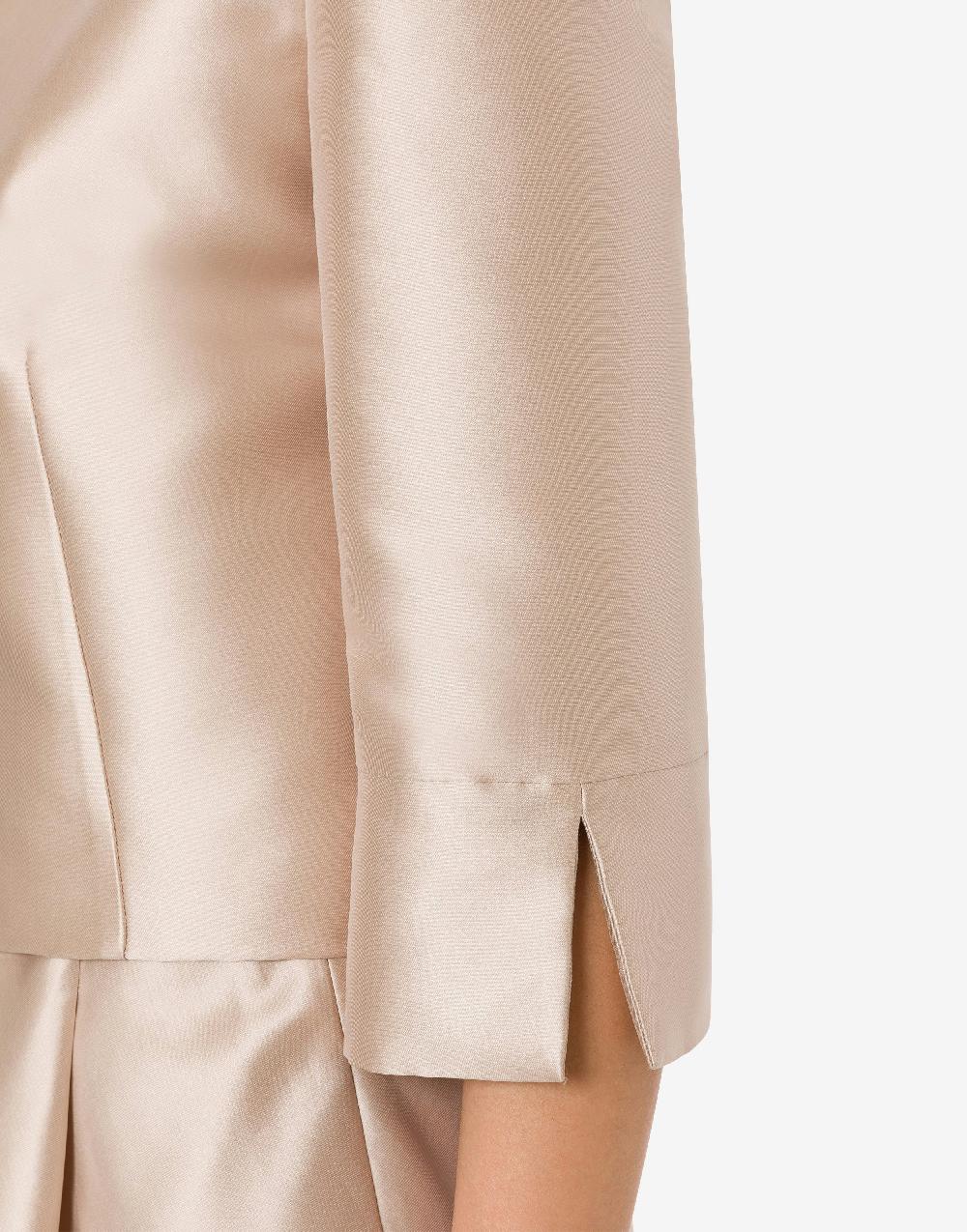 Alberta Ferretti Giacca corta in mikado Prezzo Ridotto