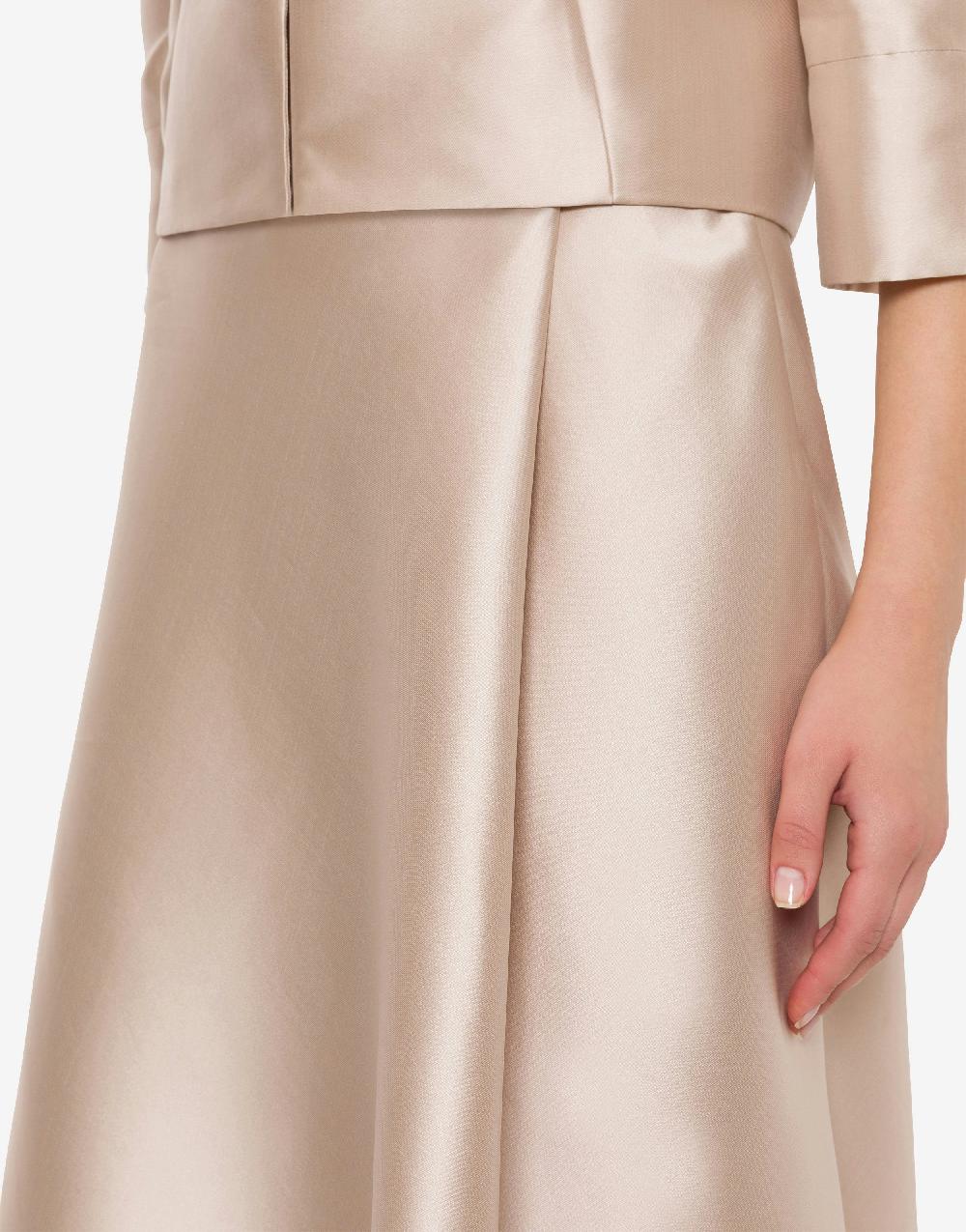 Alberta Ferretti Gonna lunga in mikado Sottocosto