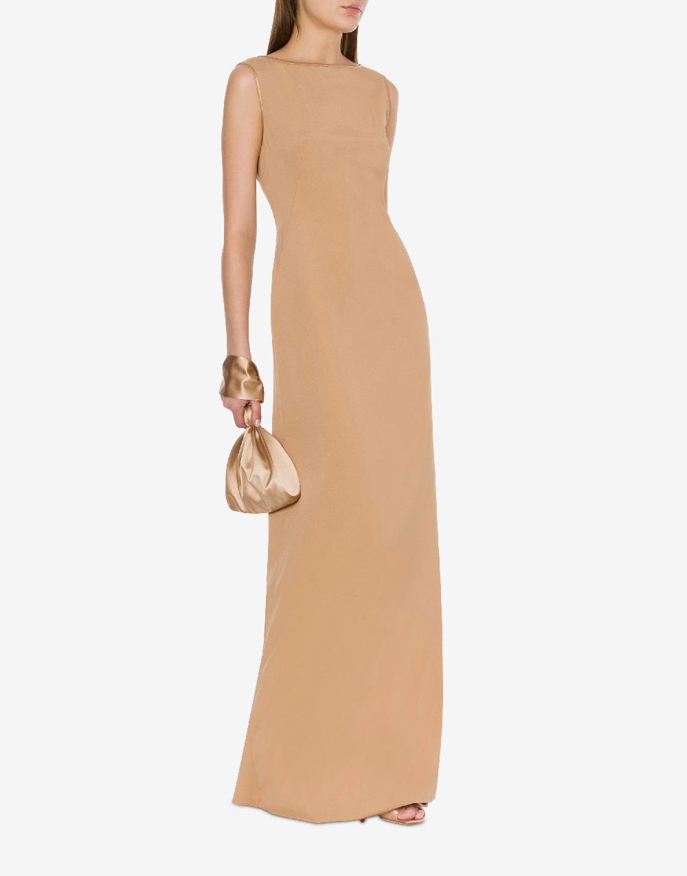 Alberta Ferretti Abito lungo in enver satin Convenienza
