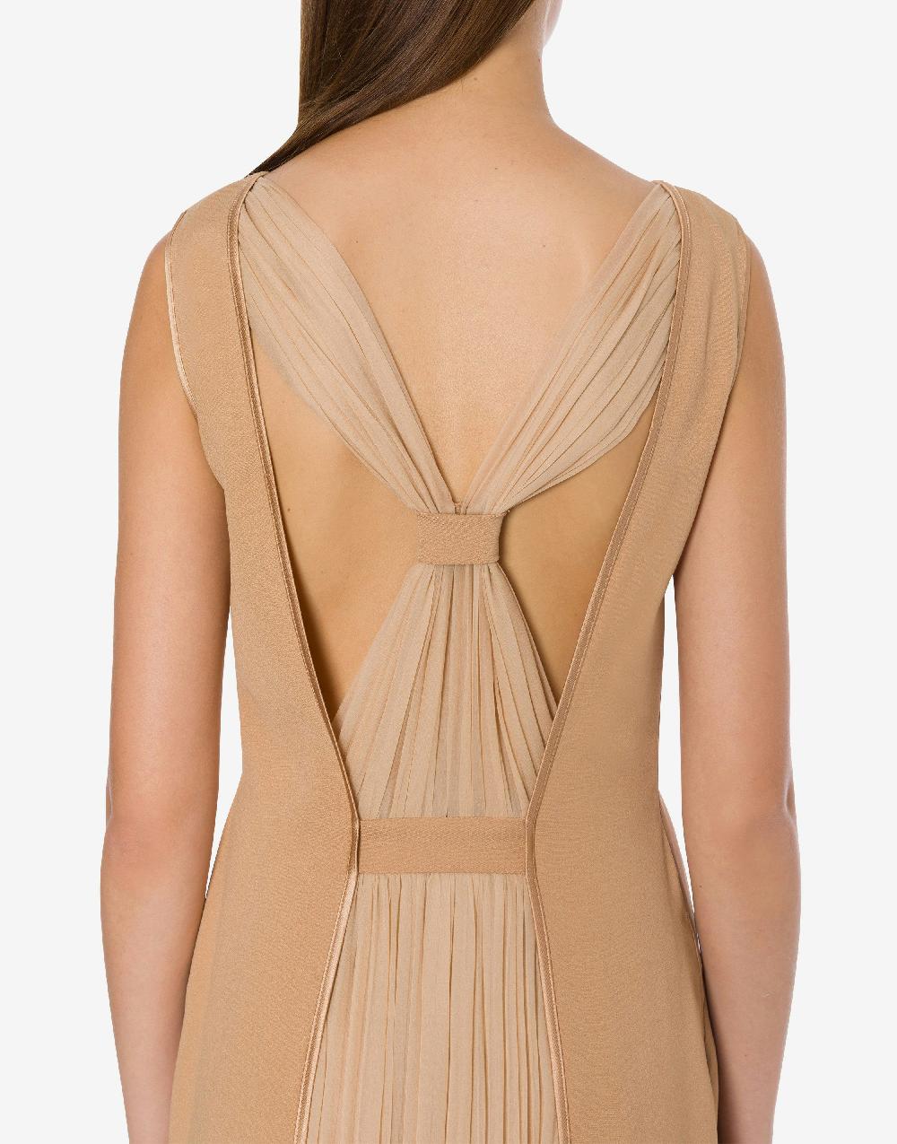 Alberta Ferretti Abito lungo in enver satin Convenienza