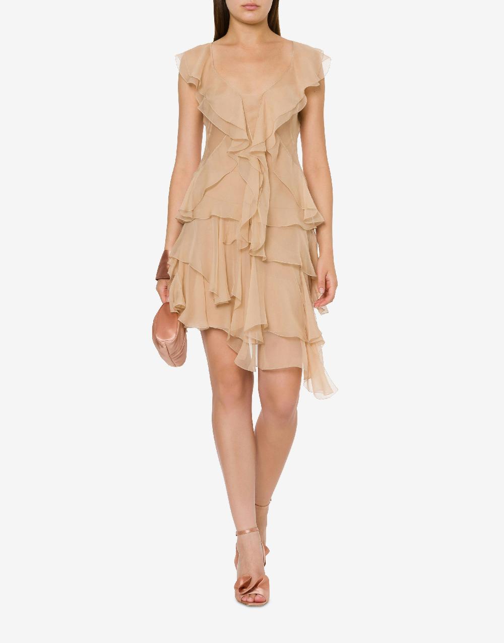 Alberta Ferretti Top in chiffon organico Presa