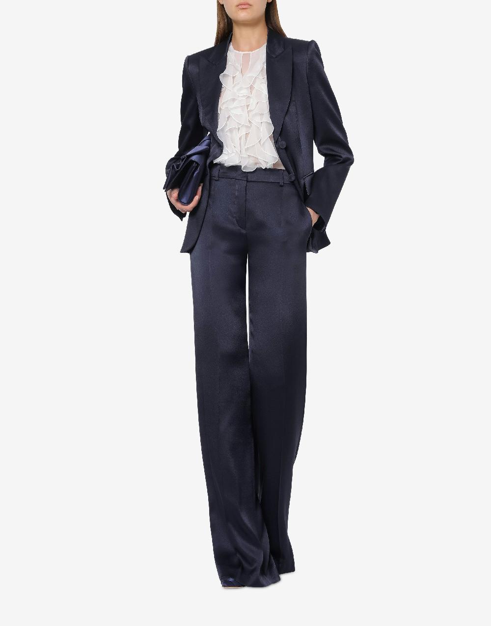 Alberta Ferretti Pantalone in raso Cocktail Online