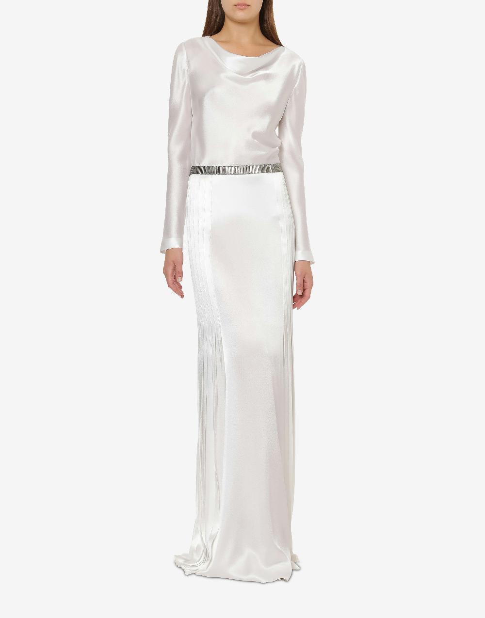 Alberta Ferretti Blusa in raso Cocktail In Saldo